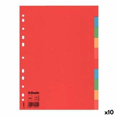 Spoorverbreders Esselte Multicolour Karton (10 Stuks)