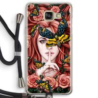 Lady Moth: Samsung Galaxy A5 (2016) Transparant Hoesje met koord