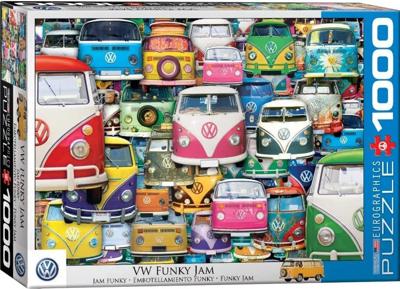 VW Funky Jam Puzzel 1000 Stukjes VW Funky Jam Puzzel 1000 Stukjes