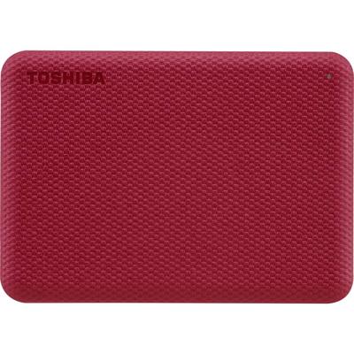 Toshiba Canvio Advance 2 TB Externe harde schijf (2,5 inch) USB-A 3.2 Gen 1 Rood HDTCA20ER3AA