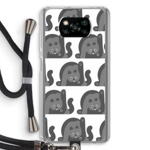 Cats: Xiaomi Poco X3 Pro Transparant Hoesje met koord