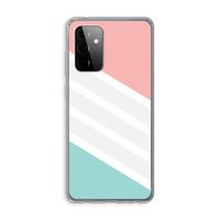 Strepen pastel: Samsung Galaxy A72 Transparant Hoesje Strepen pastel: Samsung Galaxy A72 Transparant Hoesje