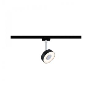 Paulmann Circle 230V-railsysteem lamp URail LED vast ingebouwd 5 W LED Zwart (mat), Chroom