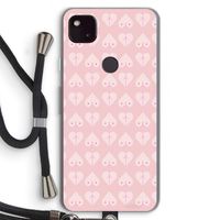Ass 'n Titties: Pixel 4a 5G Transparant Hoesje met koord