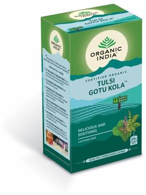 Organic India Tulsi gotu kola thee bio 25 Zakjes
