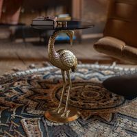 Dutchbone Bijzettafel 'Crane', kleur Goud