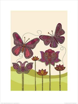 Kunstdruk Valentina Ramos - Butterflies 30x40cm