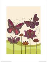 Kunstdruk Valentina Ramos - Butterflies 30x40cm