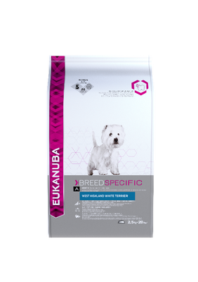 Eukanuba Breed Specific - Adult West Highland White Terrier - 2,5kg