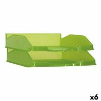 Archieflade Archivo 2000 Groen A4 Plastic (6 Stuks)