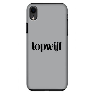 Topwijf Grijs Zwart: iPhone XR Tough Case