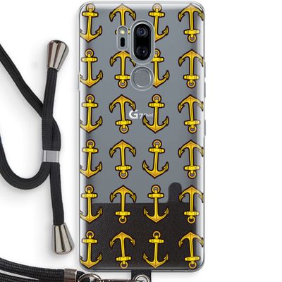 Musketon Anchor: LG G7 Thinq Transparant Hoesje met koord