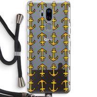 Musketon Anchor: LG G7 Thinq Transparant Hoesje met koord