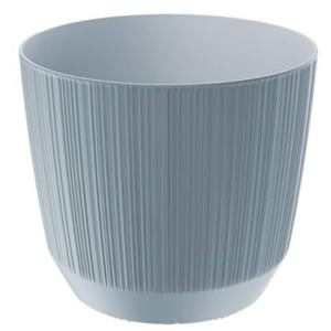 Prosperplast Plantenpot - stripe - steengrijs - D17xH15 cm