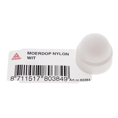 Moerdop m10 nylon wit - Deltafix