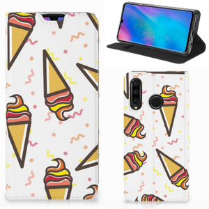 Huawei P30 Lite New Edition Flip Style Cover Icecream