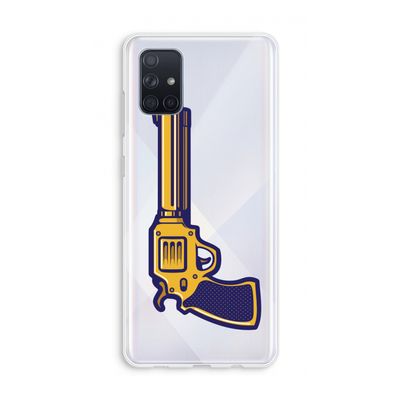 Pew Pew Pew: Galaxy A71 Transparant Hoesje