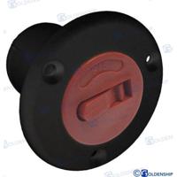 GS31124 - 50 mm "GAS" DEK INLAAT Zwart