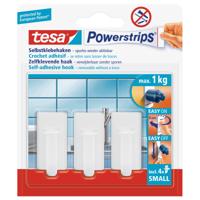 Tesa Powerstrips haken small - 6x stuks - Klusbenodigdheden - Huishouden - Verwijderbare haken