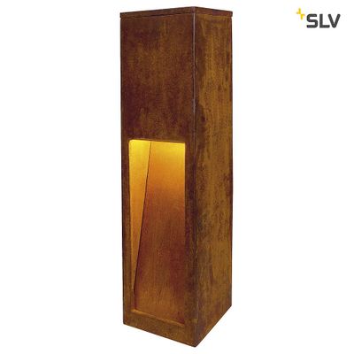 Buitenlamp staand RUSTY SLOT 50 cm E27 ijzer geroest cortenstaal
