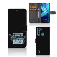 Motorola G8 Power Lite Leuk Hoesje Boho Beach