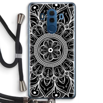 Roses Are Red: Huawei Mate 10 Pro Transparant Hoesje met koord