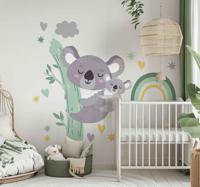 Vrolijke koala's Muursticker kinderkamer