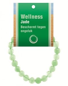 Ruben Robijn Powerbead op kaart jade (1 st)