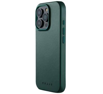 Mujjo Leather Case iPhone 16 Pro Max Livid Green