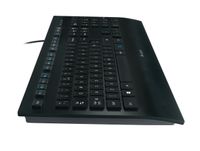 Logitech K280e toetsenbord USB QWERTY US International Zwart - thumbnail