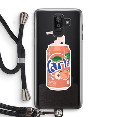 S(peach)less: Samsung Galaxy J8 (2018) Transparant Hoesje met koord