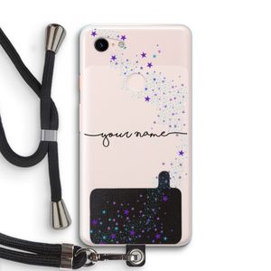 Sterren: Pixel 3 XL Transparant Hoesje met koord