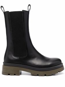 Scarosso bottes Kim en cuir - Noir