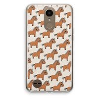 Pony: LG K10 (2017) Transparant Hoesje