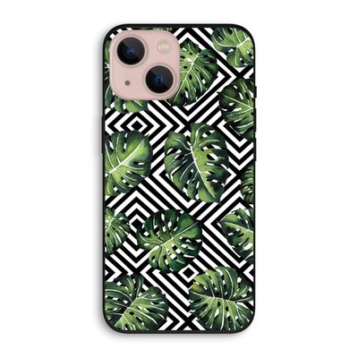 Geometrische jungle: iPhone 13 Biologisch afbreekbaar hoesje