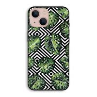 Geometrische jungle: iPhone 13 Biologisch afbreekbaar hoesje