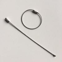 Kabeltje 150 mm met sluiting 100 stuks