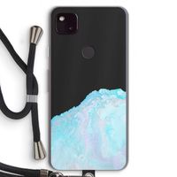 Fantasie pastel: Pixel 4a 5G Transparant Hoesje met koord