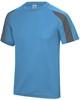 Just Cool JC003 Contrast Cool T - Sapphire Blue/Charcoal (Solid) - M