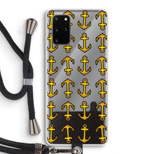 Musketon Anchor: Samsung Galaxy S20 Plus Transparant Hoesje met koord