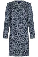 Donkerblauw katoenen nachthemd