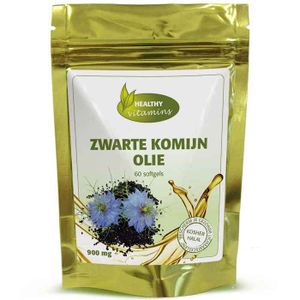 Zwarte Komijnolie | 900 mg | 60 softgels | Vitaminesperpost.nl