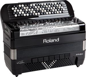 Roland FR-8xb Knopaccordeon 120 knoppen 92 knoppen 50 W Zwart