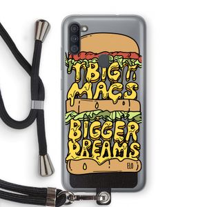 Big Macs Bigger Dreams: Samsung Galaxy A11 Transparant Hoesje met koord