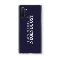 Blijve plakken in Negenduust: Samsung Galaxy Note 10 Transparant Hoesje