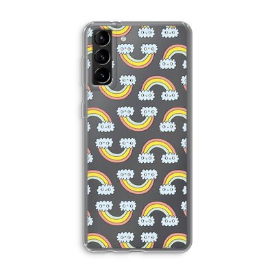 Regenboog: Samsung Galaxy S21 Plus Transparant Hoesje