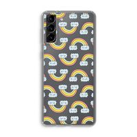 Regenboog: Samsung Galaxy S21 Plus Transparant Hoesje