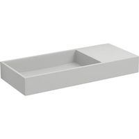 Fontein Clou Mini Wash Me Plus 56x24x7.5cm Aluite Mat Wit (Met Voorbewerkt Kraangat Rechts)