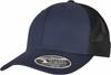 Flexfit FX110ST 110 Structured Canvas Trucker Cap - Navy/Black - One Size