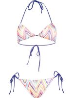 Missoni bikini à motif zig-zag - Rose